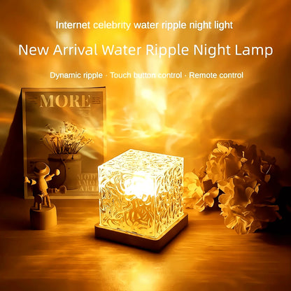 Light Projection Ocean Wave Aurora LED Night Light With Remote USB Powered Dimmable Rotating Fall 2026 Gift Idea