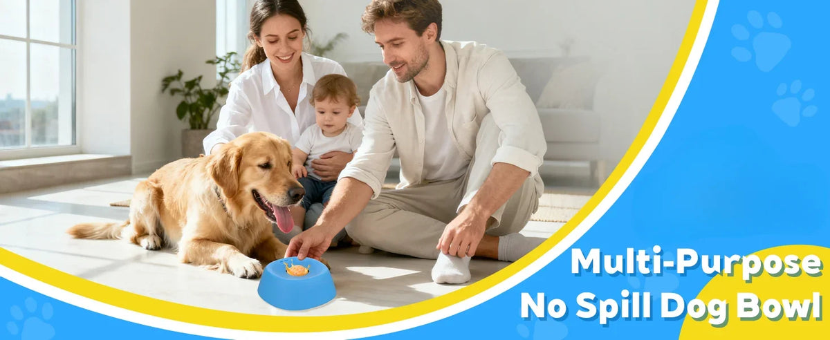 Anti-Slip Lick Mat 3/4 Cup Liquid Treat Holder for Dogs 2026 – Anti-Choking Slow Feeder Dog Bowl