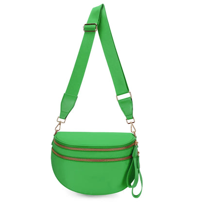 large capacity bum bag, adjustable crossbody mommy travel bag – Casual women's checkered fanny pack