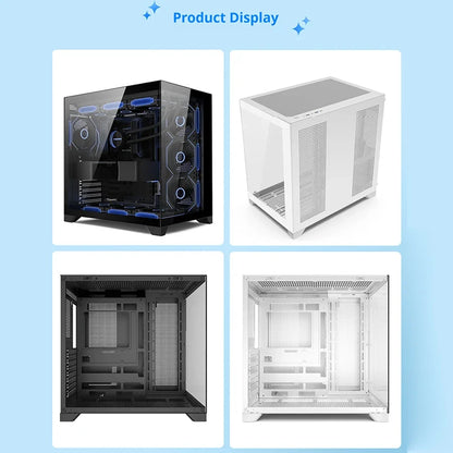 PC Gaming Case Dreamland Pro ATX Dual Glass 360mm Chassis