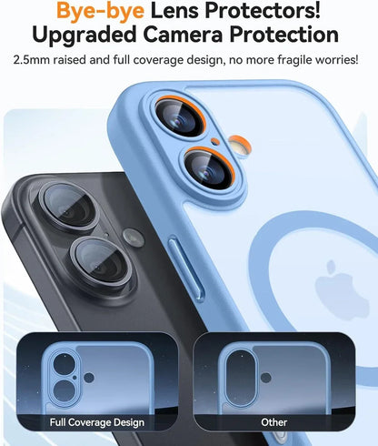 Case iPhone Magnetic Matte Translucent Armor MagSafe Compatible Shockproof Anti-Fingerprint Back To School 2026 Gift