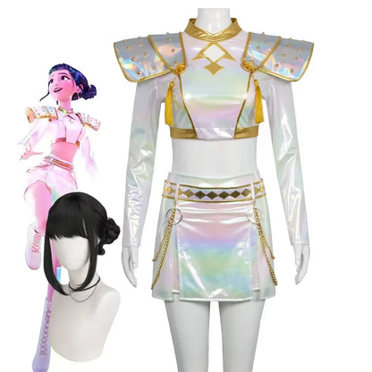 Light Flattering Women Cosplay Kit - Holographic PVC