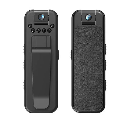 Wifi 1080P Body Mini Camera with Night Vision - Travel-Friendly Police BodyCam, Infrared Camcorder for Indoor/Outdoor Use