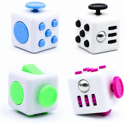 Cube Fidget Stress Relief Toy Sensory Dice For Focus