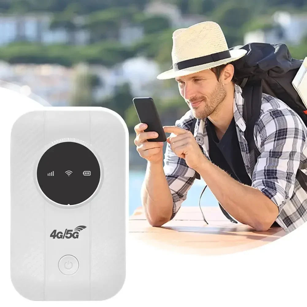 Portable2026 Edition WiFi Router Travel Hotspot High Speed Compatible With 4G/5G SIM Card Required Back to School