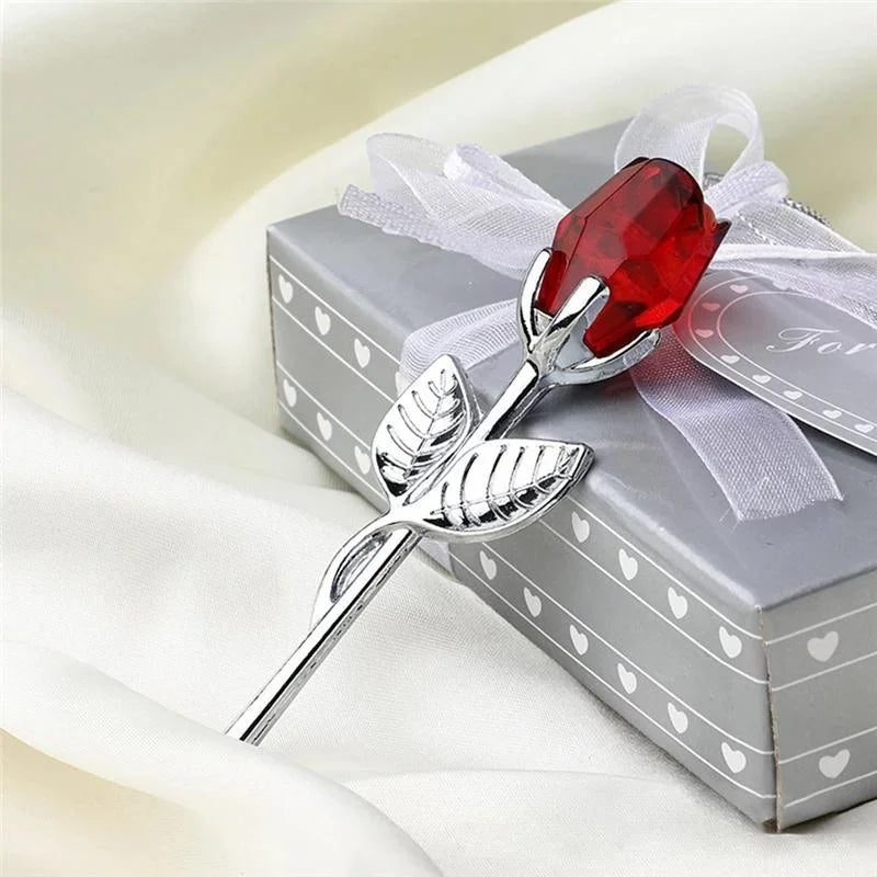 Figurine Rose Gift For Valentine's Day 2026 Elegant Keepsake Wedding Decor