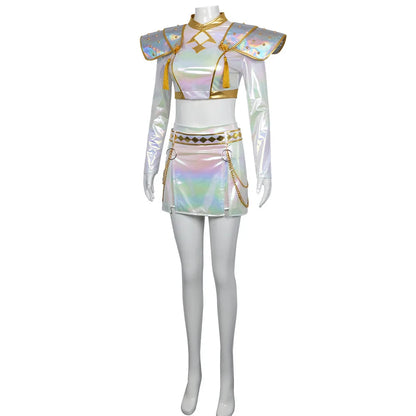 Light Flattering Women Cosplay Kit - Holographic PVC