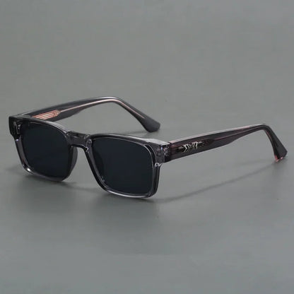 mirror lens, anti-mist outdoor driving shades, wide coverage – Men's square frame sunglasses UV400