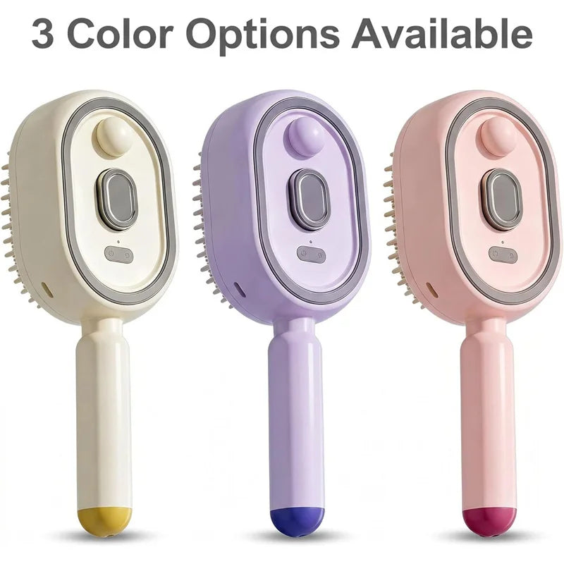 Scalp Massager 3 In 1 Self Cleaning Motor-Driven Spray Brush Battery-Powered Viral Fall 2026 Gift