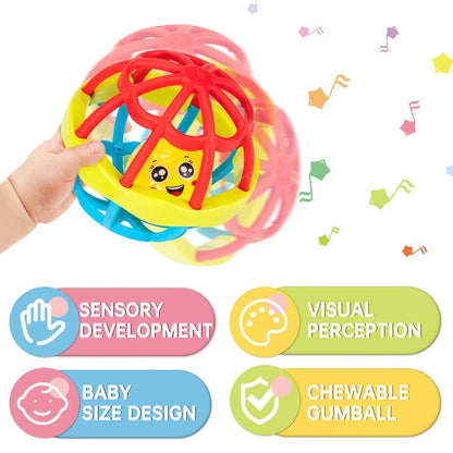 Rattle Baby Ball Newborn Sensory Toys Soothing Gift
