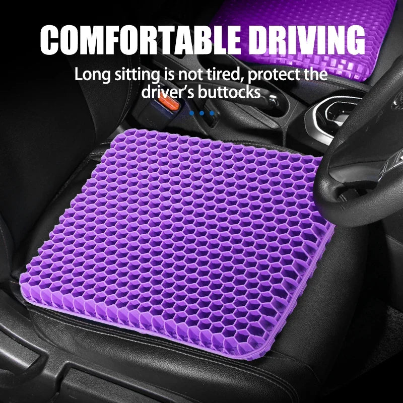 Seat Gel Cushion Breathable Honeycomb Design for Office Chair Car Seat Summer 2026 Back Tailbone Pain Relief