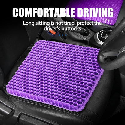 Seat Gel Cushion Breathable Honeycomb Design for Office Chair Car Seat Summer 2026 Back Tailbone Pain Relief