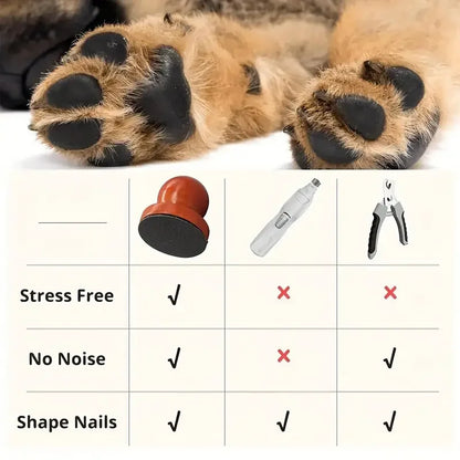 Hand-Operated Pet Claw File Grinding Maintenance Device for Puppy Outdoor Indoor 2026 – Wooden Dog Nail Scratching Board