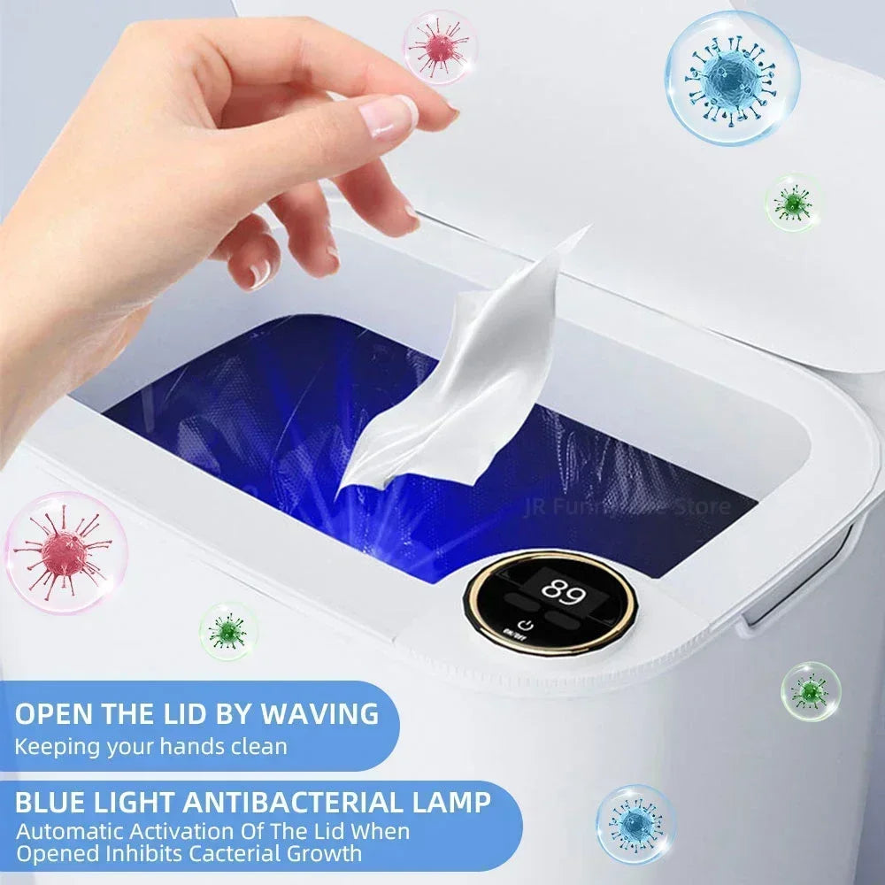 Sensor Smart Trash Can 18L With Display Type C Recharge