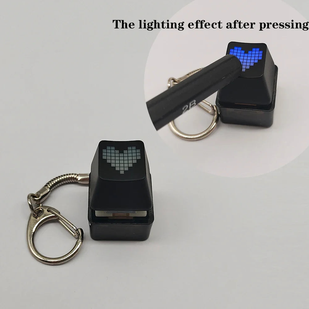 Keyboard Mechanical Keychain RGB Mini Tester Stress Toy