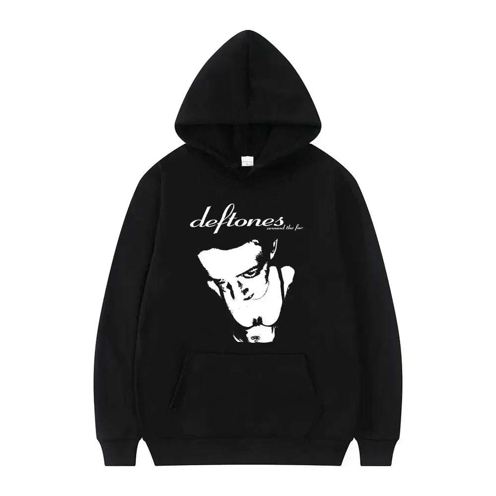 Unisex Oversized Hoodie - Retro Punk, Polyester, Street