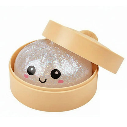 Bun Glitter Fidget Toy Kawaii Dumpling Squeeze Dough Ball Desk Toy Viral Fall 2026 Gift Stress Relief