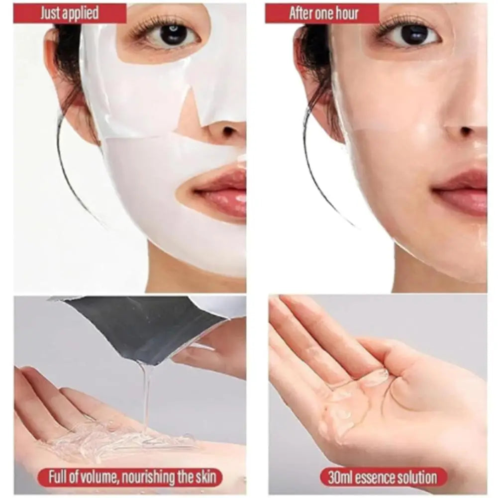 Hydrogel Collagen Mask Korean Sleeping Sheet Mask Deep Hydration Brightening Pore Minimizing Fall 2026 TikTok Viral