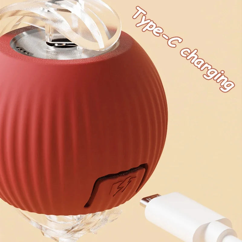 Rolling Automatic Ball Cat Toy - Interactive Mouse Imitation for Cat Training