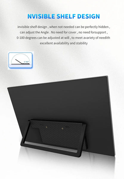 Travel-Friendly 14.1 Inch 1080P IPS Gaming Monitor With Stand