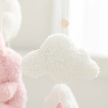 Crib Baby Mobile Wooden Nursery Newborn Sensory Toys