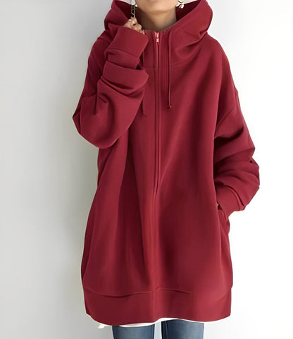 Womens Warm Fleece Hoodie - Oversized, Brushed Fleece