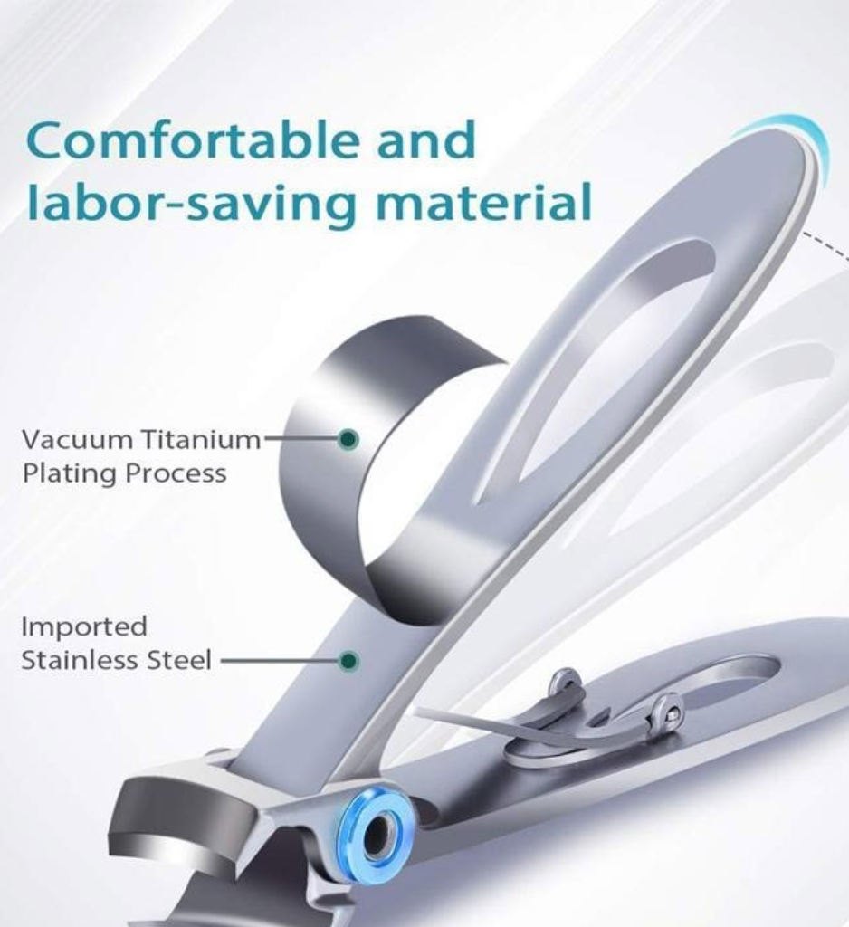 Nail Clippers For Thick Nails Stainless Steel Comfort-Grip