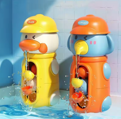 Play Summer Water Toys for Baby Shower Cute Duck Elephant Cart Games for Kids 6M+