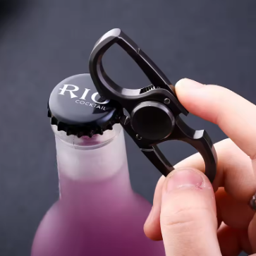 Spinner Finger Fidget Toy Keychain Bottle Opener for Stress Relief