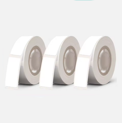 3 Rolls Water-Resistant Label Paper Printer Stickers, Anti-Oil Tear-Resistant Price Tags, Scratch-Resistant 15x30mm