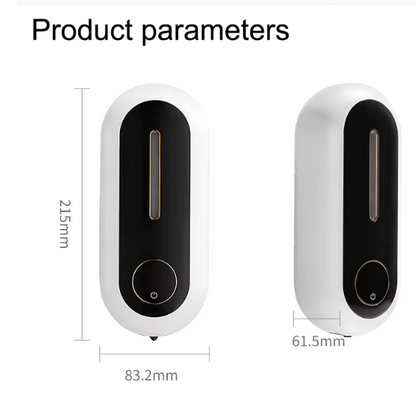 450ML Toilet Automatic Foam Soap Dispenser - Touchless Wall Mounted Hand Wash Accessories for Kitchen and Bathroom