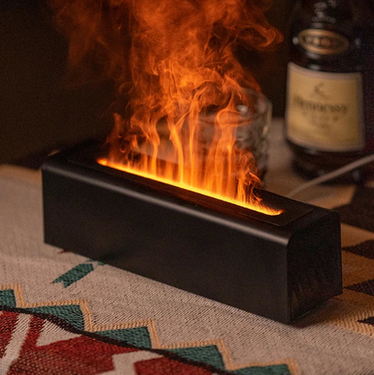 Oil Essential Aroma Diffuser Flame Humidifier with RGB Light