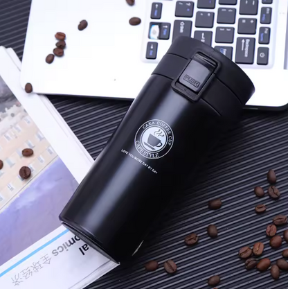 Stainless 380ml Steel Vacuum Insulated Coffee Cup - Double Layer Tea Mug for Outdoor Sports, Leak-Proof Travel Bottle