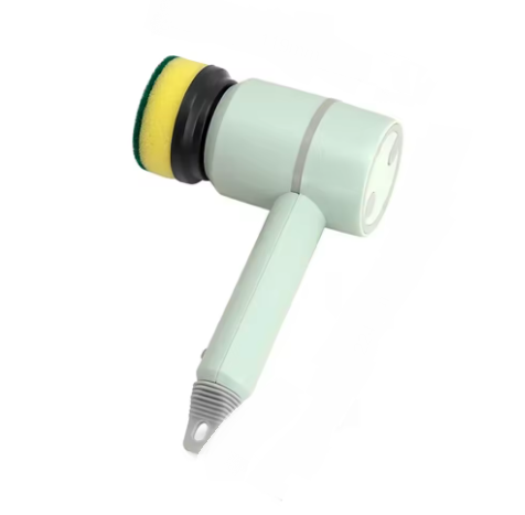 Cordless Motor-Driven Cleaning Brush USB Battery-Powered Scrubber for Kitchen and Bathroom Cleaning, 3 Speed Pro-Grade Device