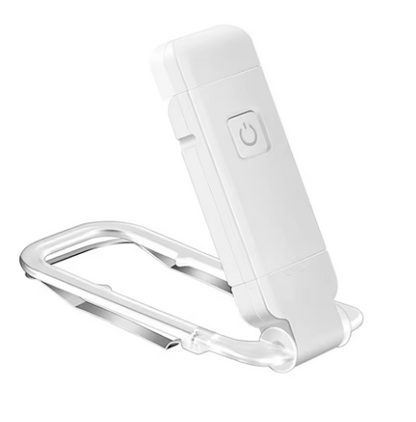 Mini LED Clip Book Light - USB Battery-Powered, Brightness Flexible Eye Protection Bookmark for Night Reading