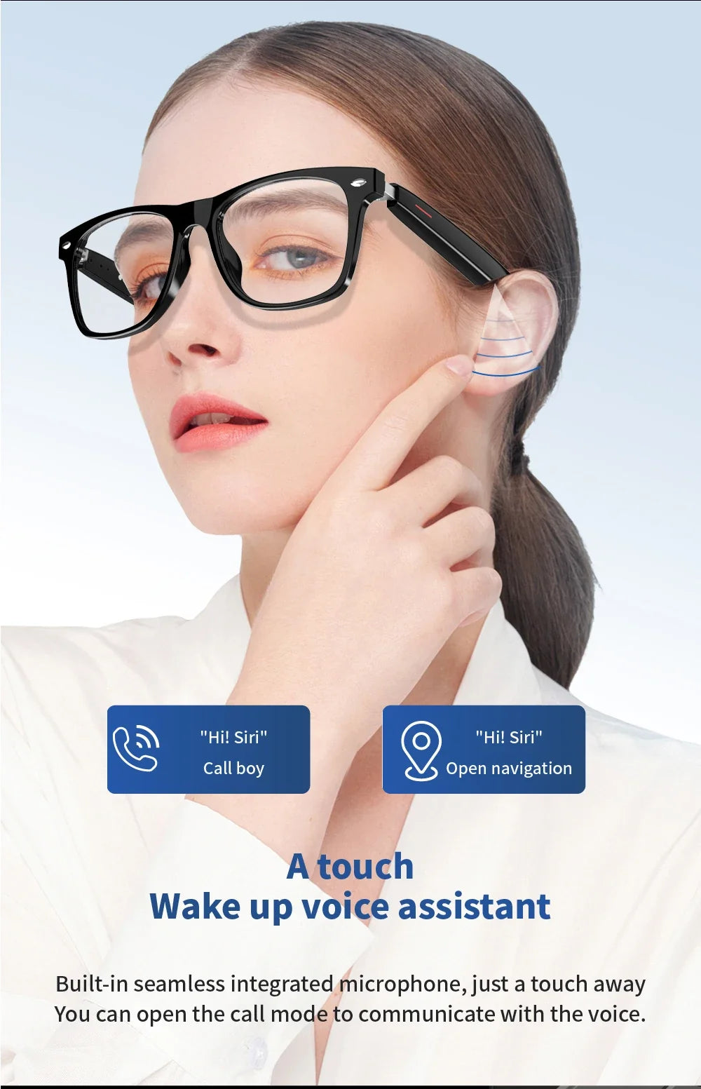 Glasses Smart Blue Light Polarized Audio Sunglasses