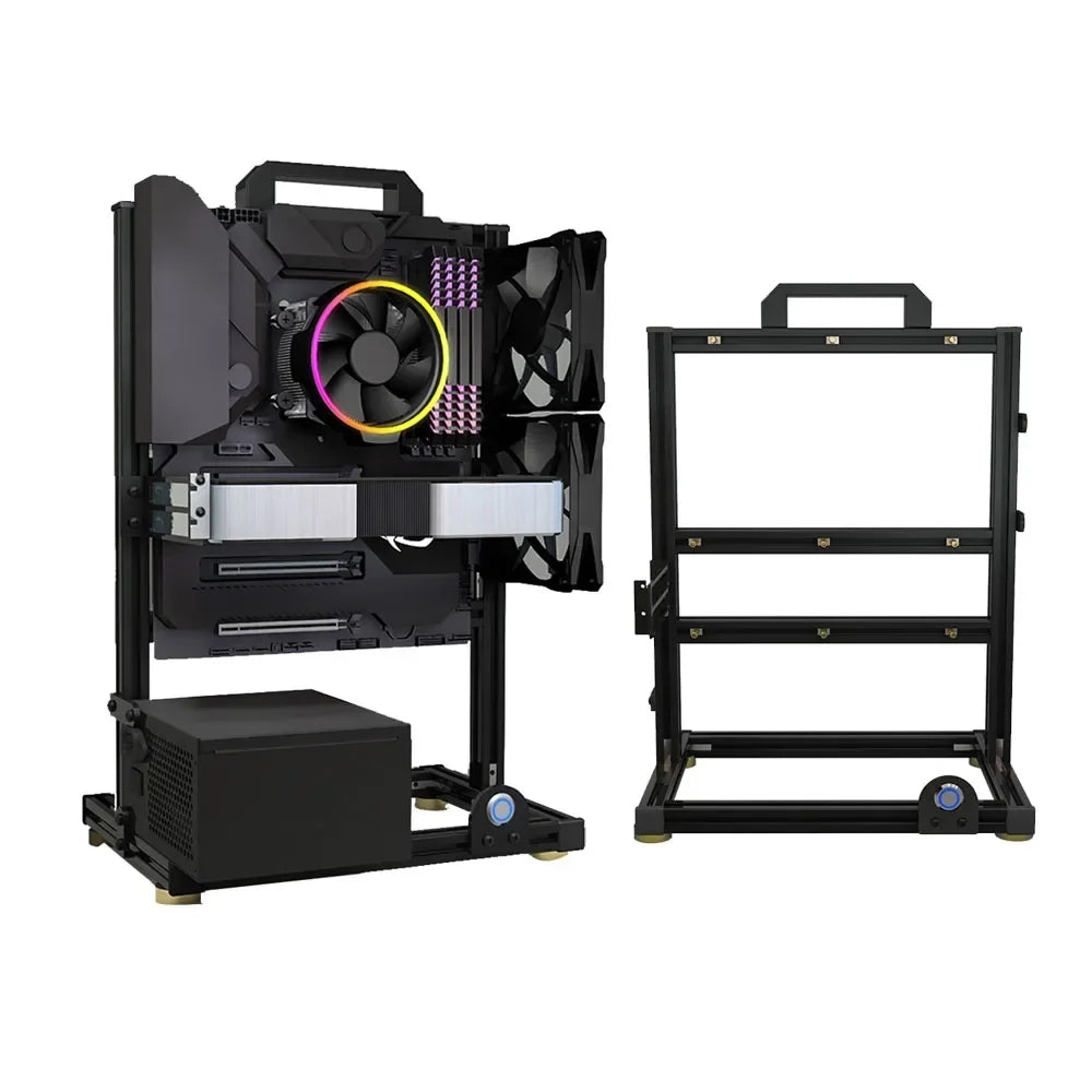 Frame Open Aluminum PC Case Rack EATX Water Cooling