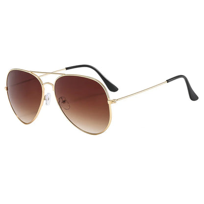 Double 2025 Bridge Aviation Sunglasses for Women - UV400 Alloy Frame Mirror Glasses