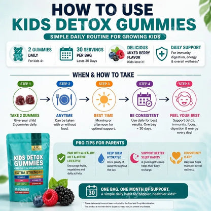 Multivitamin Omega-3 Magnesium Elderberry Immune Support Supplement 2026 – Zeolite Detox Gummies 60 Count