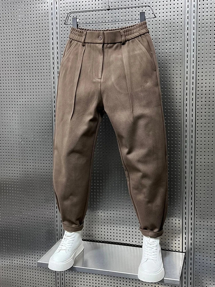 Elegant Mottled Men's Pants, Premium Fabric, Modern Fit, Versatile Style for Casual and Formal Wear-3