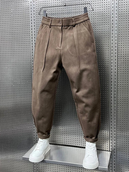 Elegant Mottled Men's Pants, Premium Fabric, Modern Fit, Versatile Style for Casual and Formal Wear-3