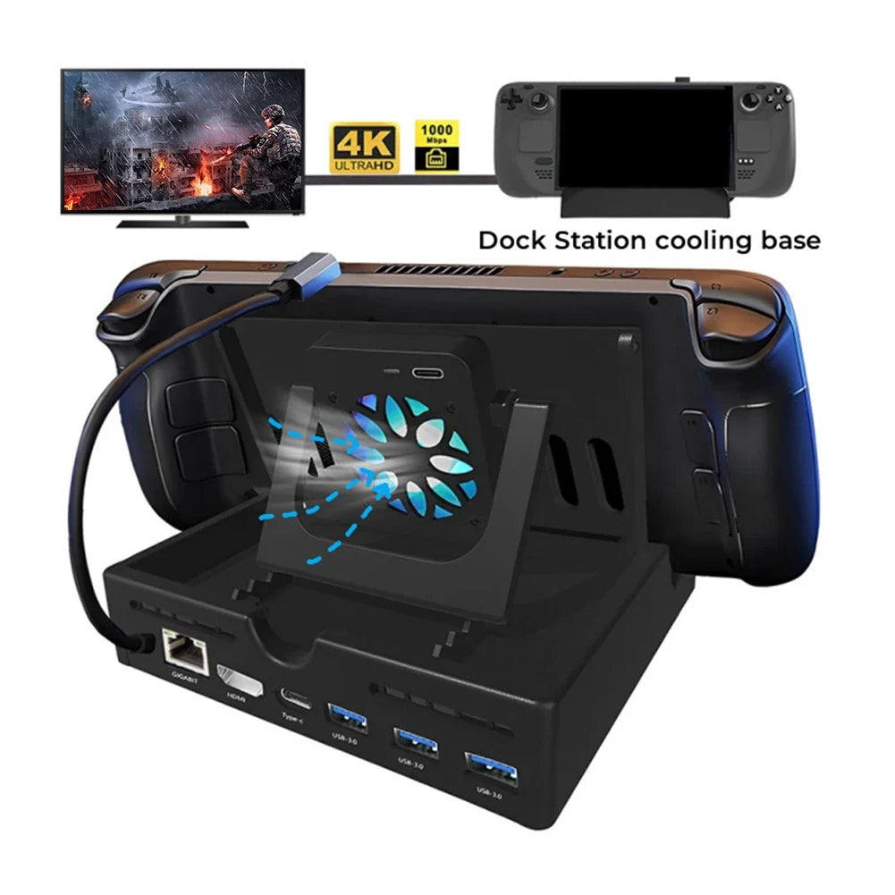 Deck Steam Clear Cooling Back Cover With Stand Bracket