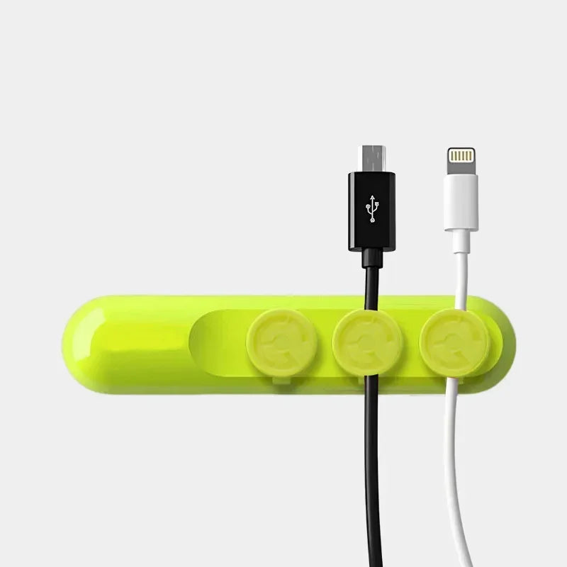 Cable USB Organizer Silicone Cord Clip Desktop Holder