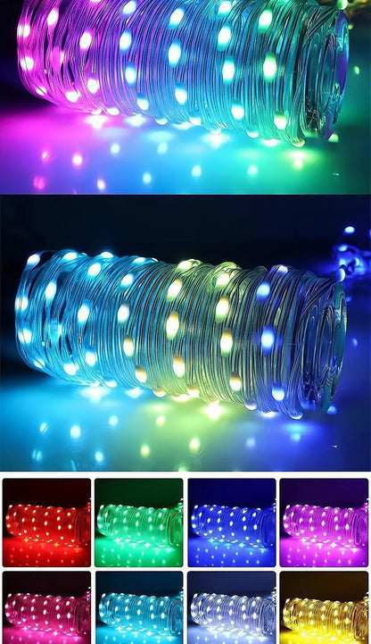 USB Battery-Powered Travel-Friendly Atmosphere Lantern Garden Tent Decor 2026 – 2-in-1 LED Reel Camping String Light