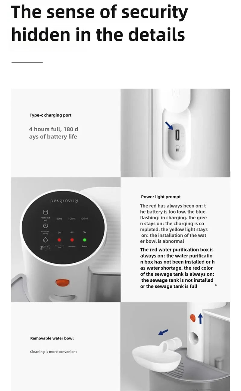 Water Cat Fountain Battery Powered - Automatic Pet Water Dispenser, Fall 2026 Hydration Gift