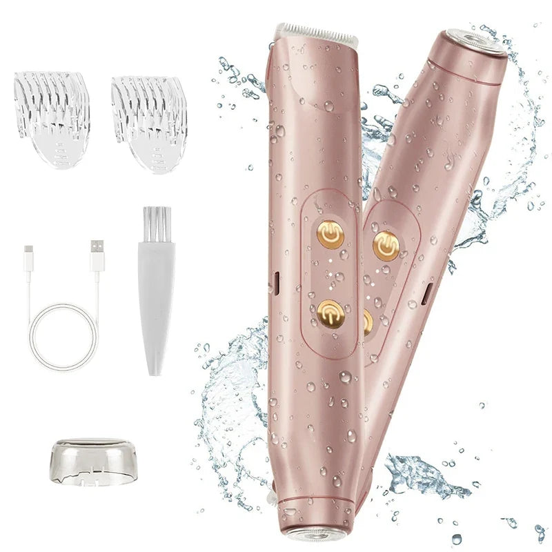 Electric2026 Edition Shaver For Body Hair 2 In 1 Dual Head Personal Groomer Underarm And Leg Hair Removal TikTok Viral Fall