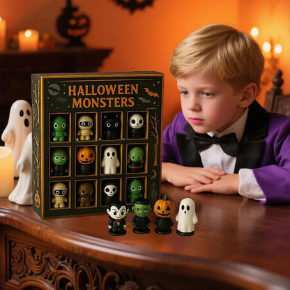 Halloween2025 Edition Advent Calendar 12 Spooky Mini Dolls
