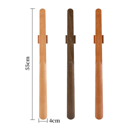 Shoehorn Wooden Magnetic 55cm Beech Long Handle Simple Wear