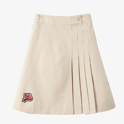 Plush Unisex Kids' Clothing - Patchwork Pinstripe Summer Outfit, Cotton-Polyester, Casual Family Wear