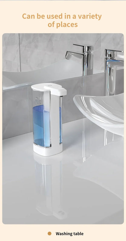 Sensor Automatic Soap Dispenser Touchless Kitchen Bathroom
